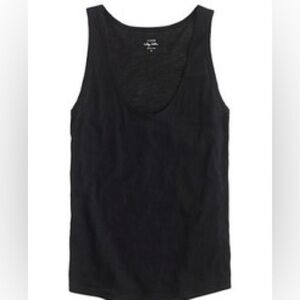 J.Crew Black Vintage Cotton Tank Top